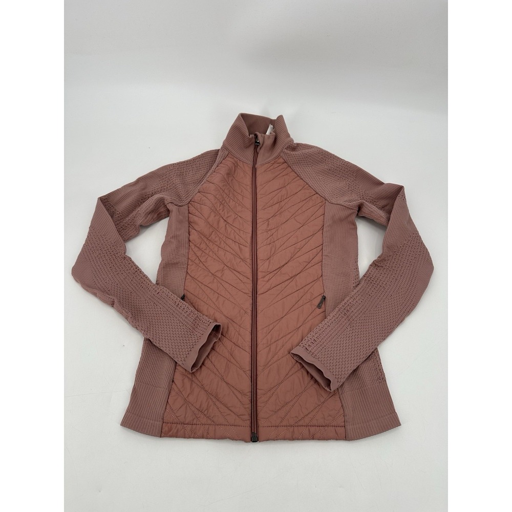 Athleta Flurry Force Primaloft Insulated Size XS Foliage Pink Fitted Jacket